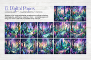 Magical Forest, a Background Graphic by Curve Design (Thumbnail 3 of 7)