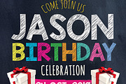 Birthday Party Invitation, a Flyer Template by What a Story (Thumbnail 3 of 3)
