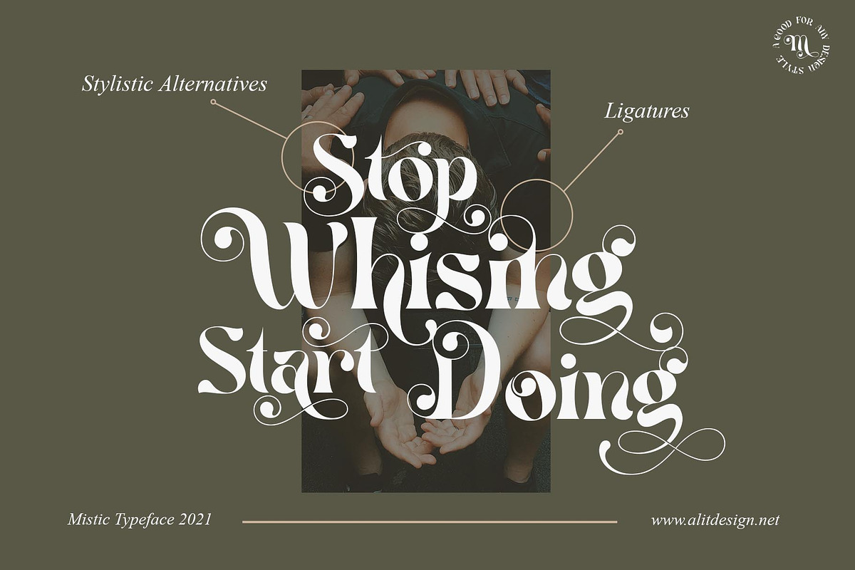 Mistic Typeface, a Serif Font by alit design (Photo 8 of 12)