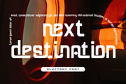 Gluttony Futuristic Font, a Sans Serif Font by 177Studio (Thumbnail 6 of 8)