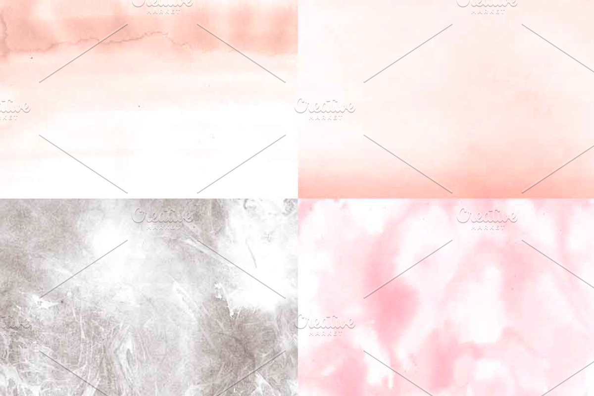 Delicate Pastel Papers (Watercolour), a Pattern Graphic by Liz Plummer (Photo 2 of 5)