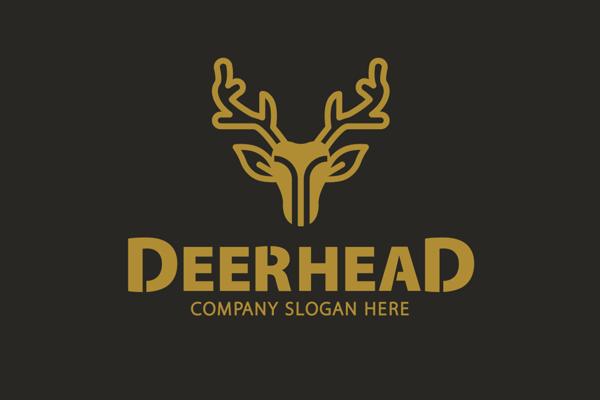 Deer Head Logo, a Branding & Logo Template by Creative Dezing (Photo 2 of 6)