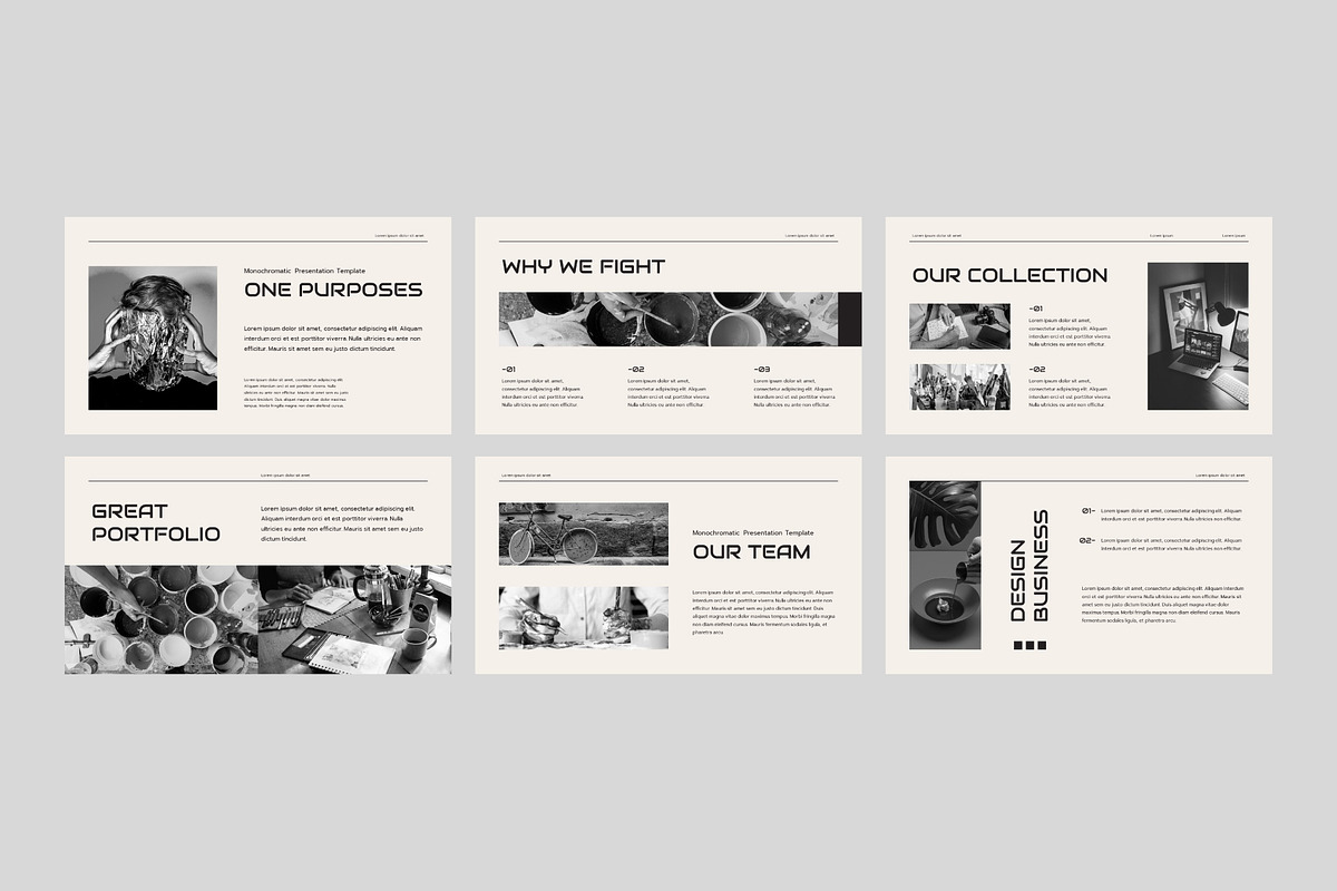 KROMA - Monochrome Presentation, a Presentation Template by Dankudraw (Photo 5 of 6)