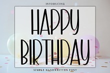 Happy Birthday