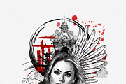 Artistic Watercolor Tattoo Art, an Action Add-On by MRI STUDIO (Thumbnail 8 of 28)