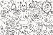 Coquette Cherries Clipart Bundle, a Seasonal Illustration by TitaLivingArt (Thumbnail 2 of 9)