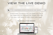 Wix Website Design for Event Planner, a Websites & App Template by Cosmic Design (Thumbnail 8 of 9)