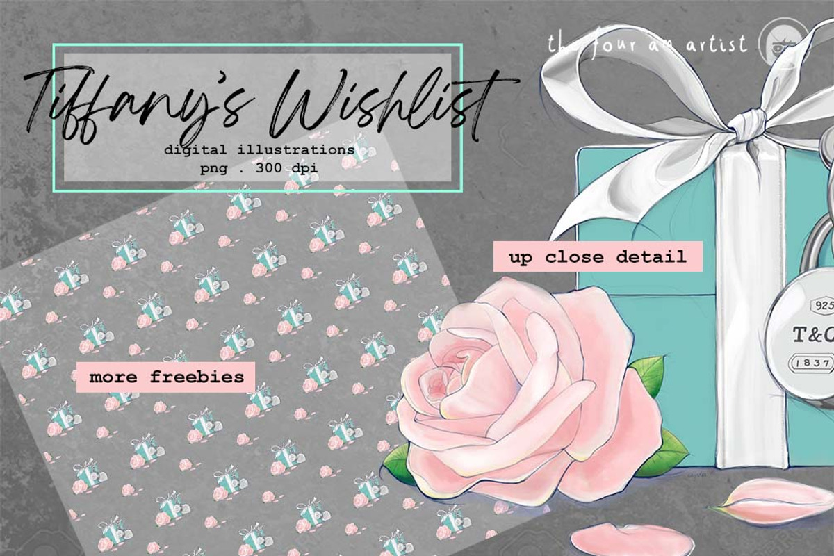 Tiffany's Wishlist Illustrations, a Graphic by AJDA ART (Photo 4 of 4)