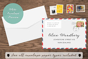 Editable Envelope Mockup, a Print Template by Frisk Shop (Thumbnail 2 of 3)