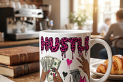 Hustle Pink Leopard Money Art, a Shirt Mockup by Vector Stall (Thumbnail 8 of 14)