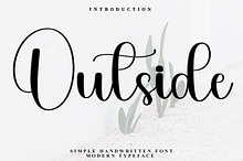 Outside