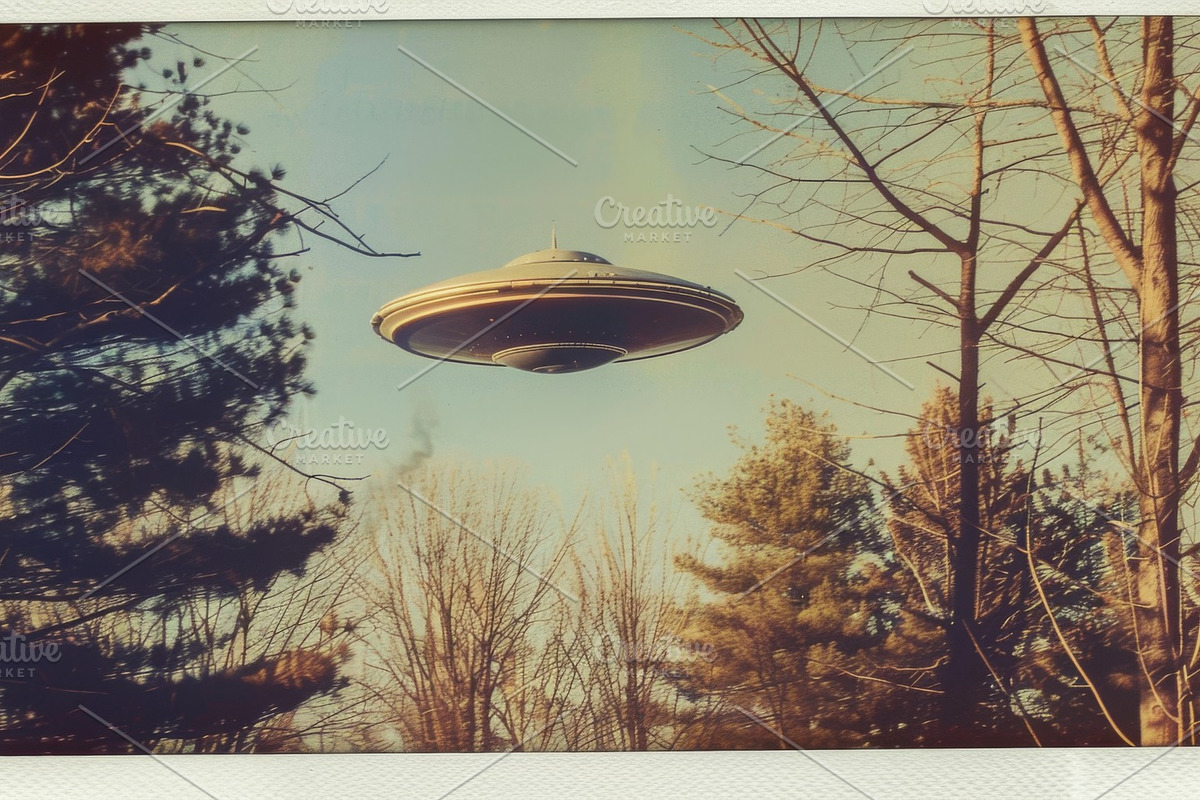 97 UFO objects flying in the sky, a Transportation Photo by Handmadefont (Photo 22 of 101)