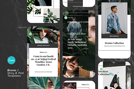 Bromo - Story & Post Templates Canva