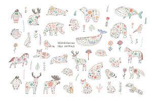 Scandi Folk Animals