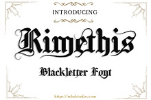 Rimethis – Blackletter Font