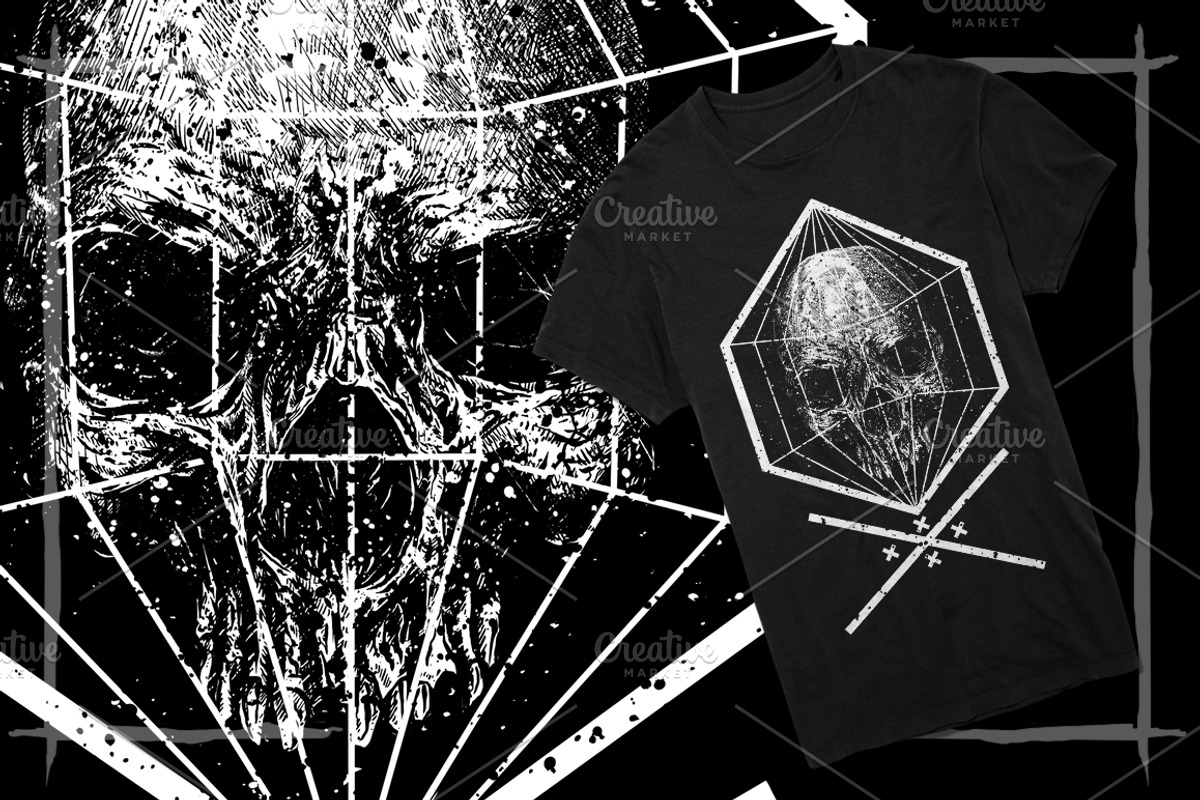 Gothic Art for Apparel & Merch, an Object Illustration by Design by sebrodbrick (Photo 6 of 14)