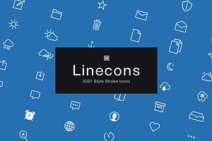 Linecons - iOS7 Style Stroke Icons