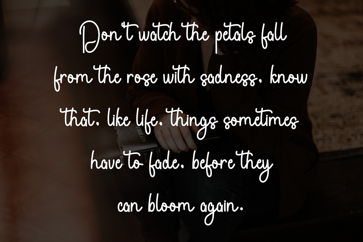 Whispering, a Handwritten Font by InermediaSTUDIO (Photo 5 of 8)