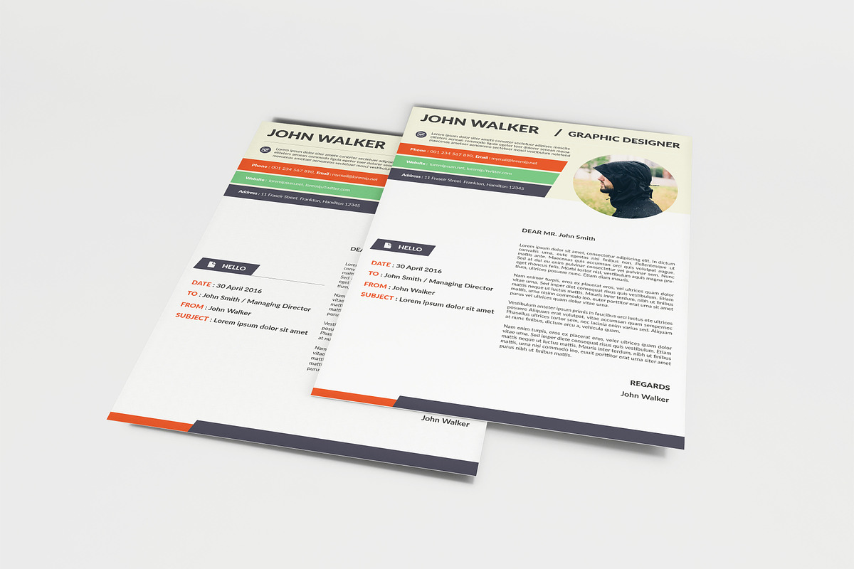 Creative Resume V3, a Resume Template by KHIDD (Photo 6 of 7)