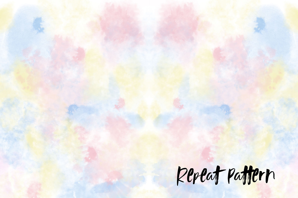 Pastel Tie-Dye Backgrounds, a Pattern Graphic by The Gypsy Goddess (Photo 9 of 11)