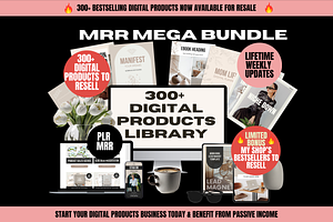 300 PLR Digital Products Bundle MRR