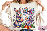 Coquette Easter Bunny PNG, an Illustration by Daily.Designs (Thumbnail 3 of 5)