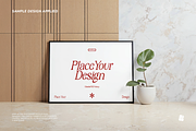 Minimalist Black Frame Mockup Vol 1, a Household Mockup by DOBE Studio (Thumbnail 4 of 10)