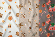 Magical cozy Christmas, a Decorative Illustration by ViolettaKh (Thumbnail 5 of 7)