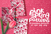 20 spring patterns, a Pattern Graphic by pineart (Thumbnail 1 of 7)