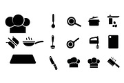 Kitchen Cooking Icon Vector Bundle, an Illustration by jahid234 (Thumbnail 35 of 51)