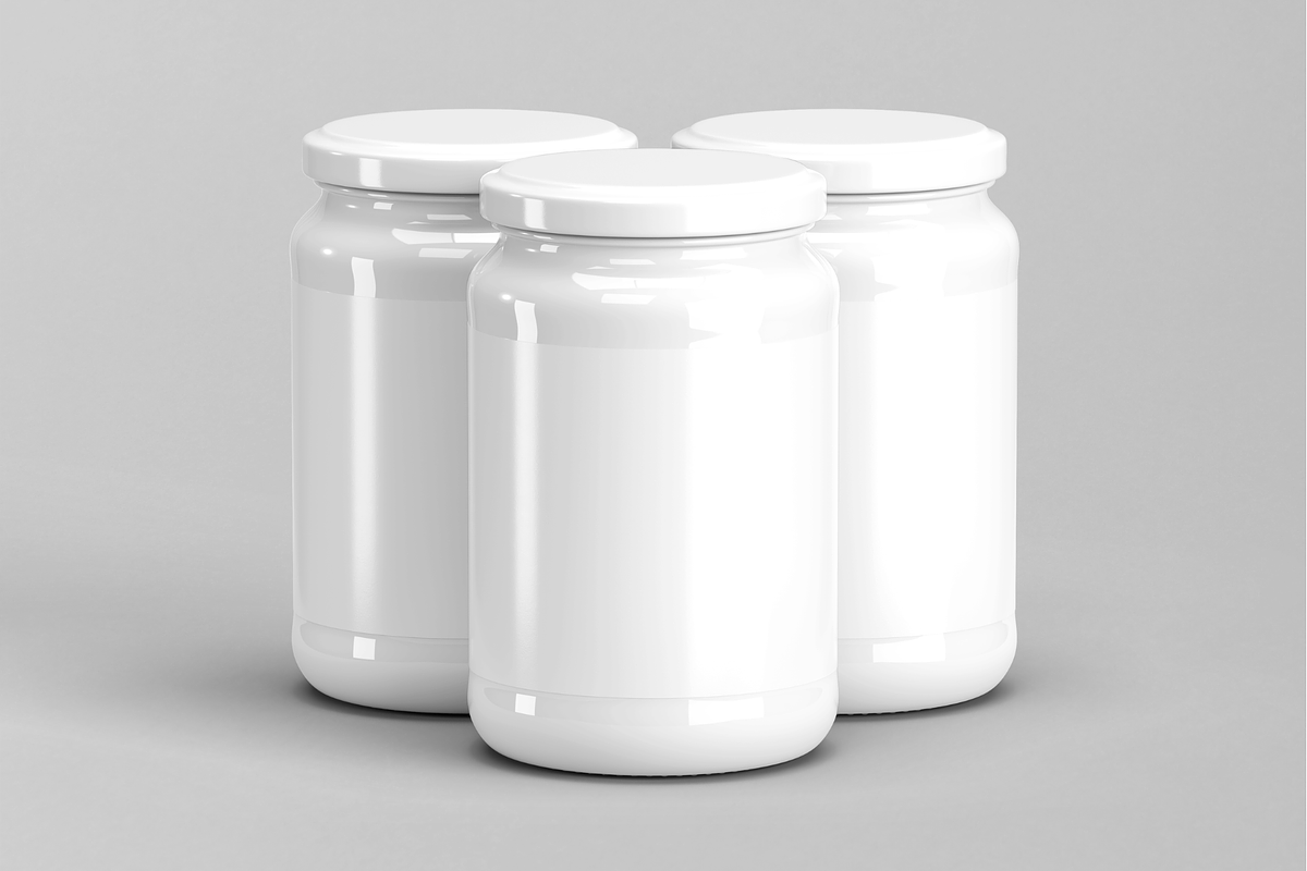 Food Jar Mock-up, a Packaging Mockup by BLISS DESIGN (Photo 3 of 4)