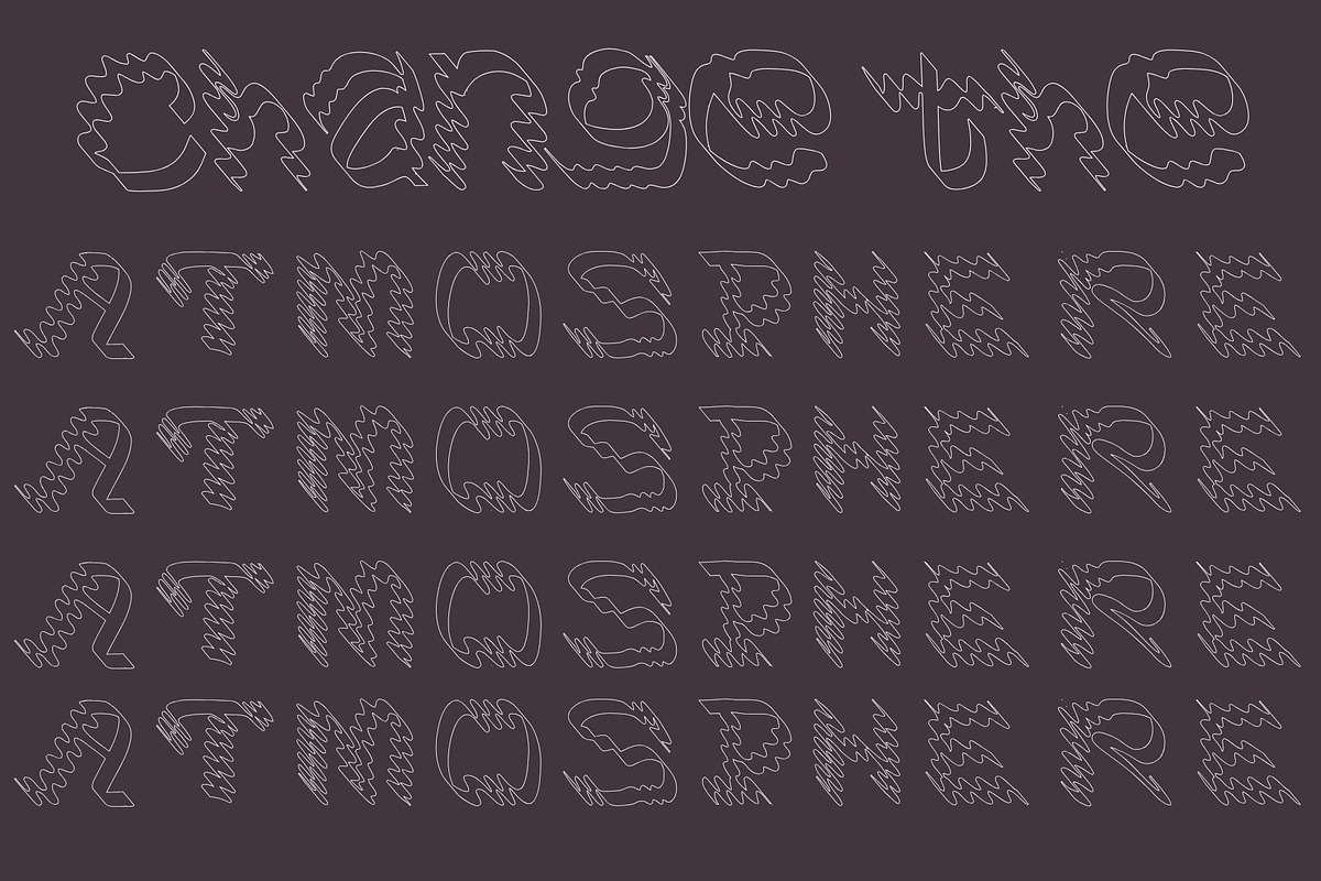 Electric Liquid,Wavy Hand-Drawn Font, a Handwritten Font by Eryn Rose Design (Photo 23 of 23)