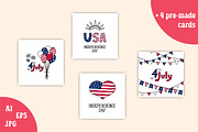 Independence Day | USA Doodles, an Object Illustration by AnnaViolet_store (Thumbnail 3 of 9)