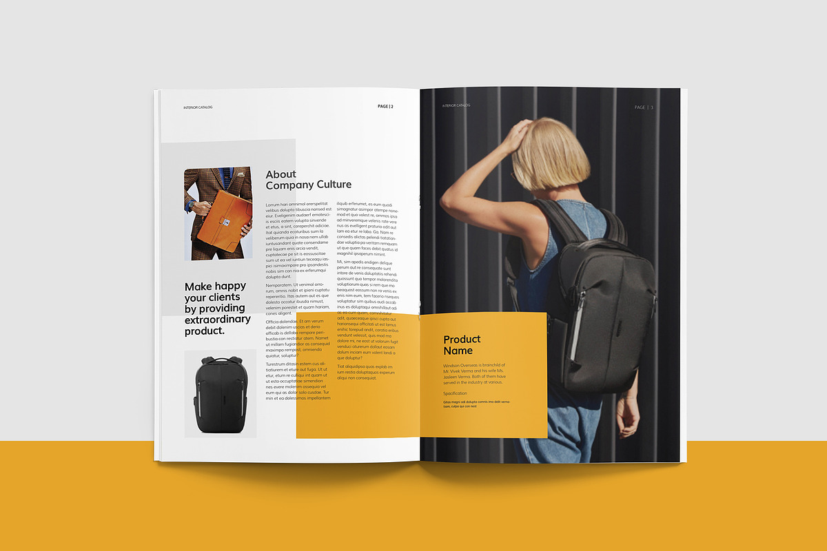 Minimal Product Catalog Template, a Brochure Template by astutedesign11 (Photo 3 of 9)
