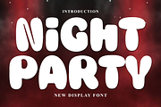 Night Party, a Script Font by FreshTypeINK (Thumbnail 1 of 7)