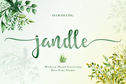 Jandle Script Font, a Script Font by Graphic Deal (Thumbnail 7 of 7)