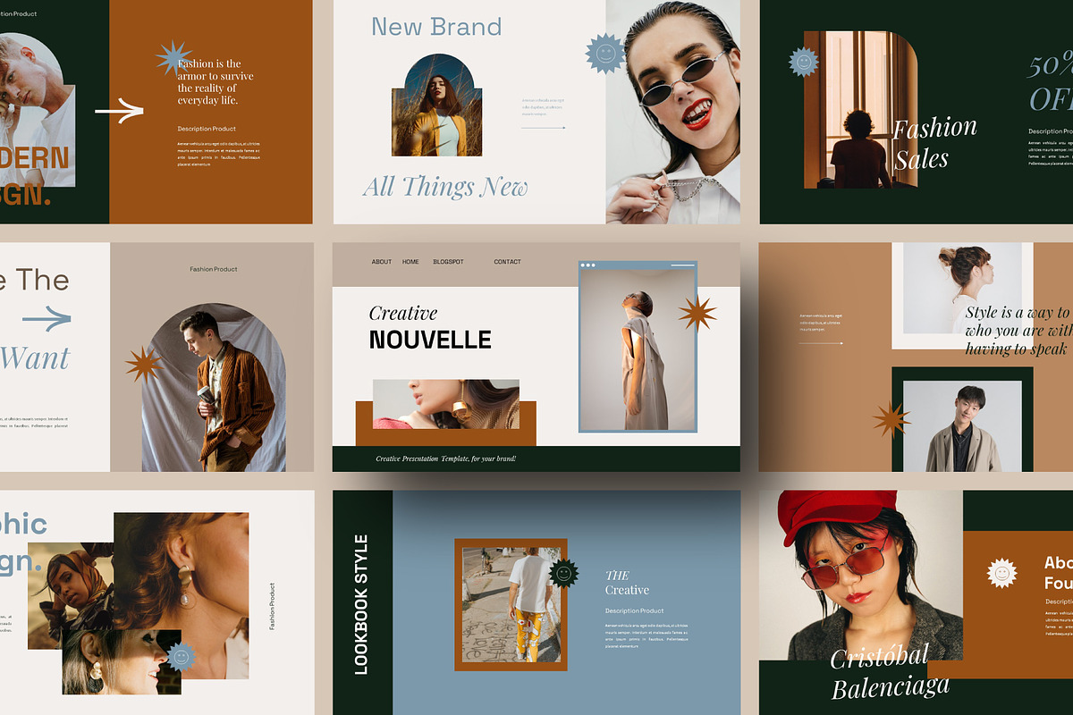 NOUVELLE Bundle Presentation Pack, a Presentation Template by Rocket Template (Photo 3 of 15)