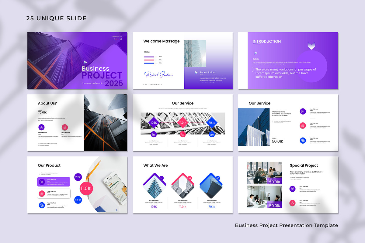 Business Project Presentation Templa preview 6