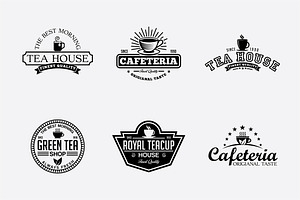 TEACUP BADGES AND LOGOS