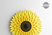 Sunflower Mandala dxf files laser, a Design Template by SwastikDesignsCrafts (Thumbnail 2 of 5)