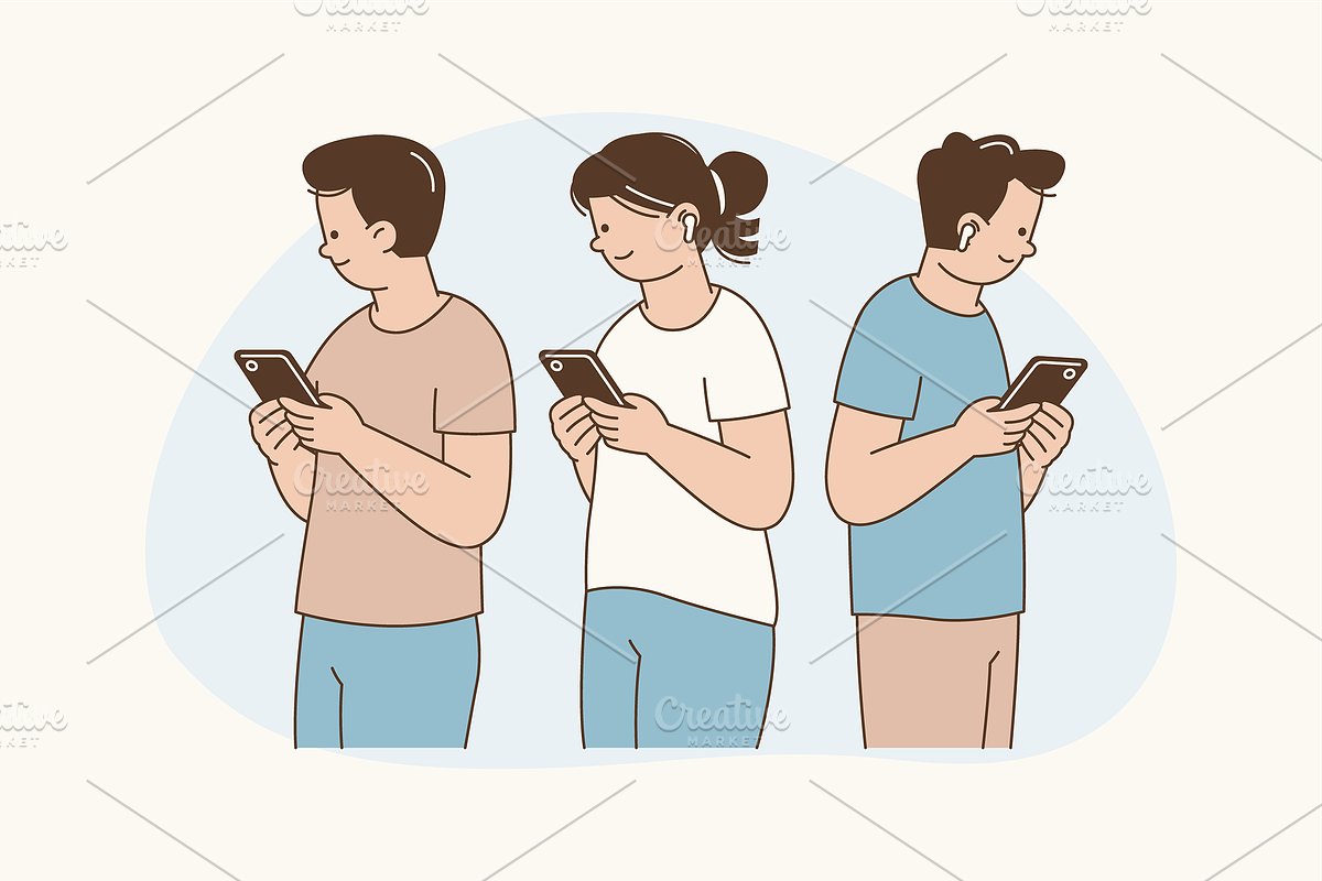 The Screen Divide Illustration, an Object Graphic by Jump Studio (Photo 6 of 12)