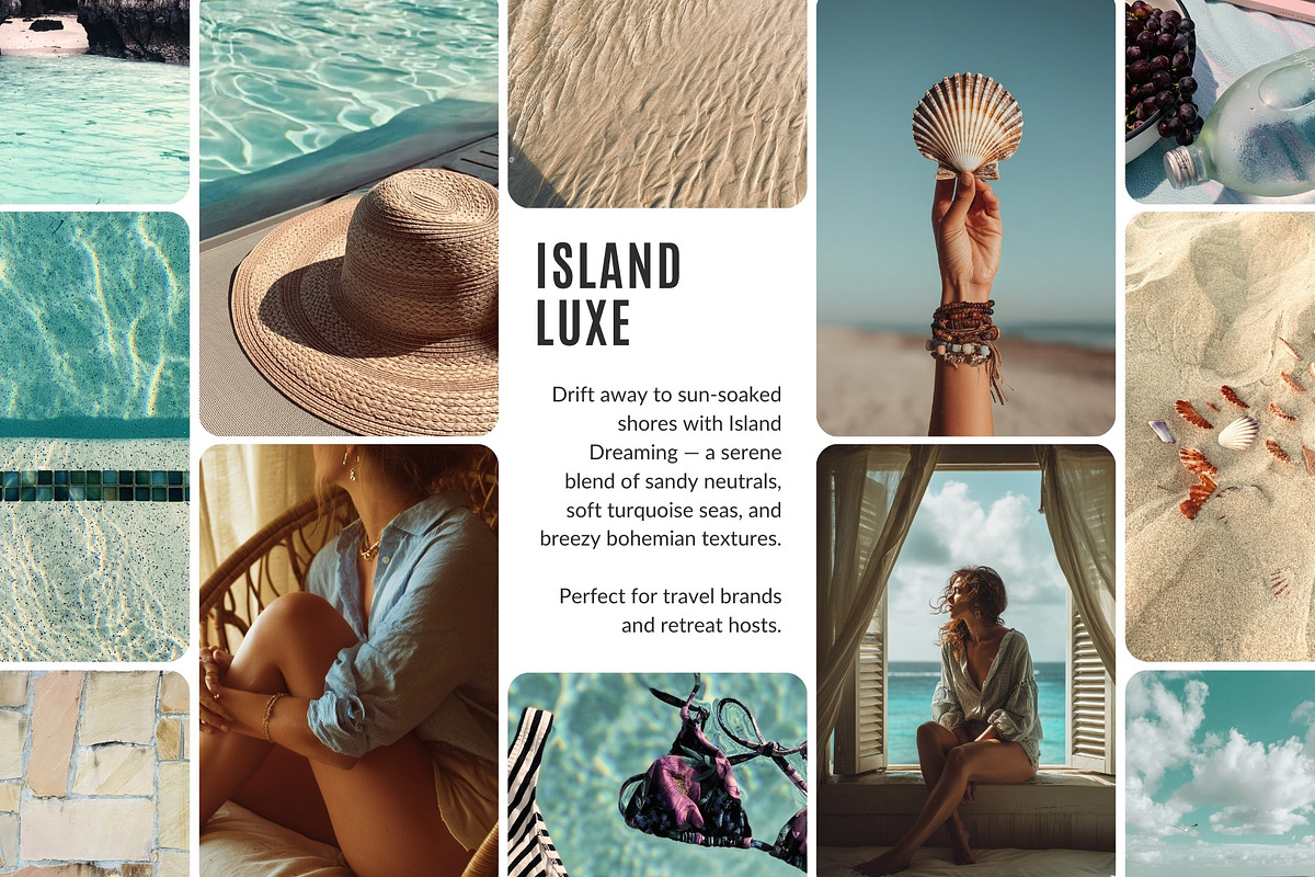 Island Luxe Brand Kit + Stock Images, a Marketing Template by The Brand Alchemists (Photo 2 of 10)