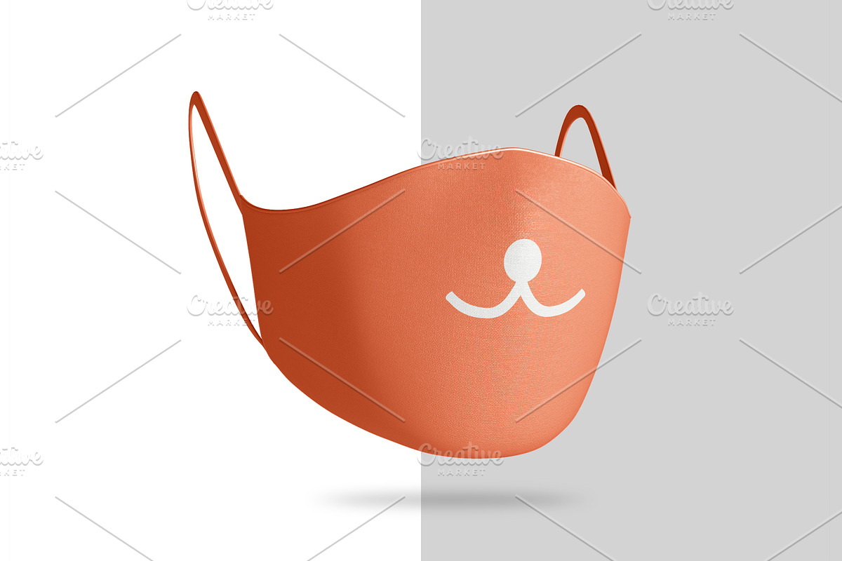 Face mask mockup, a Mask Mockup by Radmila (Photo 5 of 8)