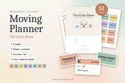 Printable & Fillable Moving Planner, a Stationery Template by CropUp Creative (Thumbnail 1 of 10)