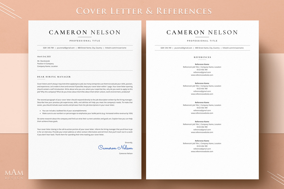 Minimalist ATS Friendly Resume, a Resume Template by MAM Design (Photo 5 of 10)