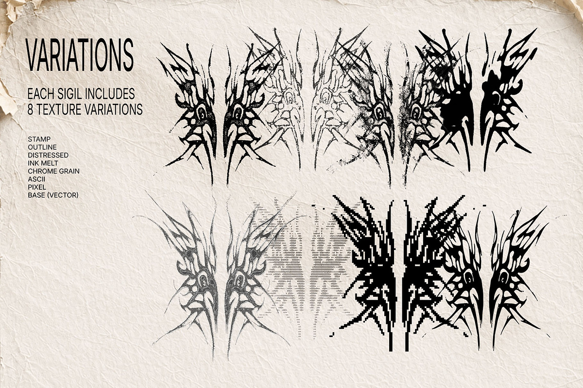 Cyber Sigilism Graphic Pack, an Object Graphic by Inartflow (Photo 3 of 16)