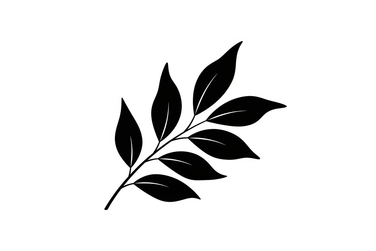Botanical Leaf Silhouette Bundle, an Illustration by yasushie (Photo 17 of 51)
