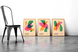 Set Of 15 Posters Riso Effect