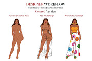 Plus Size Female Fashion Croquis, a Person Illustration by Shorena Fashion Draws (Thumbnail 12 of 13)