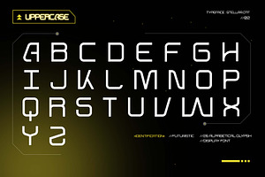 Stellar - Futuristic Display Font